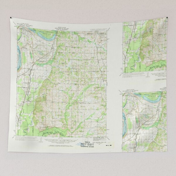 Item preview, USGS TOPO Map Mississippi MS Horn Lake 336931 1932 62500 designed and sold by WetdryvacRBO2.