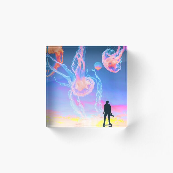 Item preview, Jelly Clouds Assemblage Aesthetic Surreal Art designed and sold by virtuallubid.