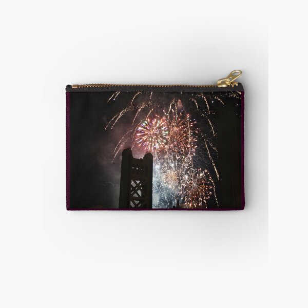 Item preview, New Year's On The Bridge - Multicolored, Silver and Gold Fireworks  designed and sold by LemonsandInk.