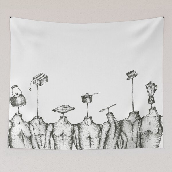 Item preview, Abstract Mannequin Drawing  designed and sold by corinnadarcie.