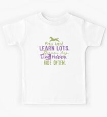 Ride Horses Often Kids Tee