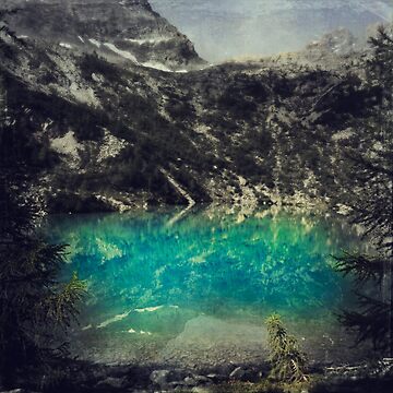 Artwork thumbnail, Mountain Lake by Dyrk Wyst Redbubble Shop