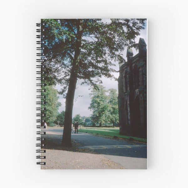 Item preview, Marjories shot of  Walking at rear of Lichfield Cathedral England 19840926 0028M  designed and sold by Fred Mitchell.