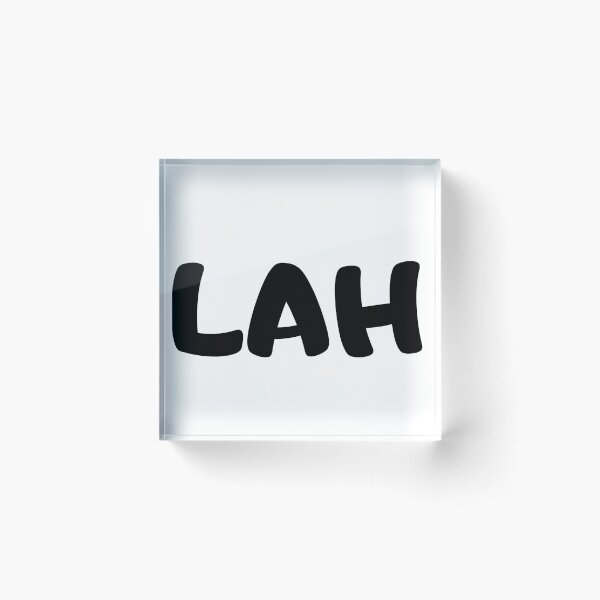 Item preview, Lah Black Text  designed and sold by freedom4life.