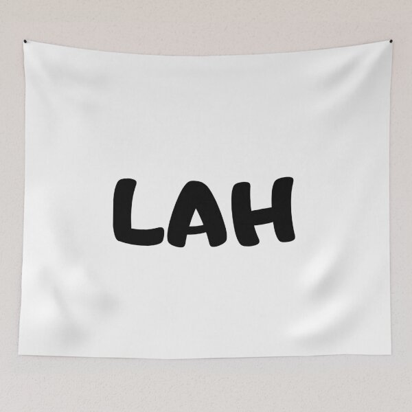 Item preview, Lah Black Text  designed and sold by freedom4life.