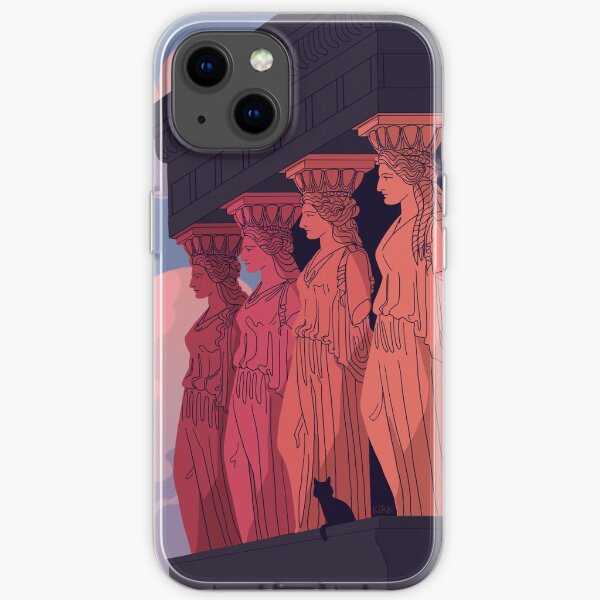 Caryatids at Dusk iPhone Soft Case