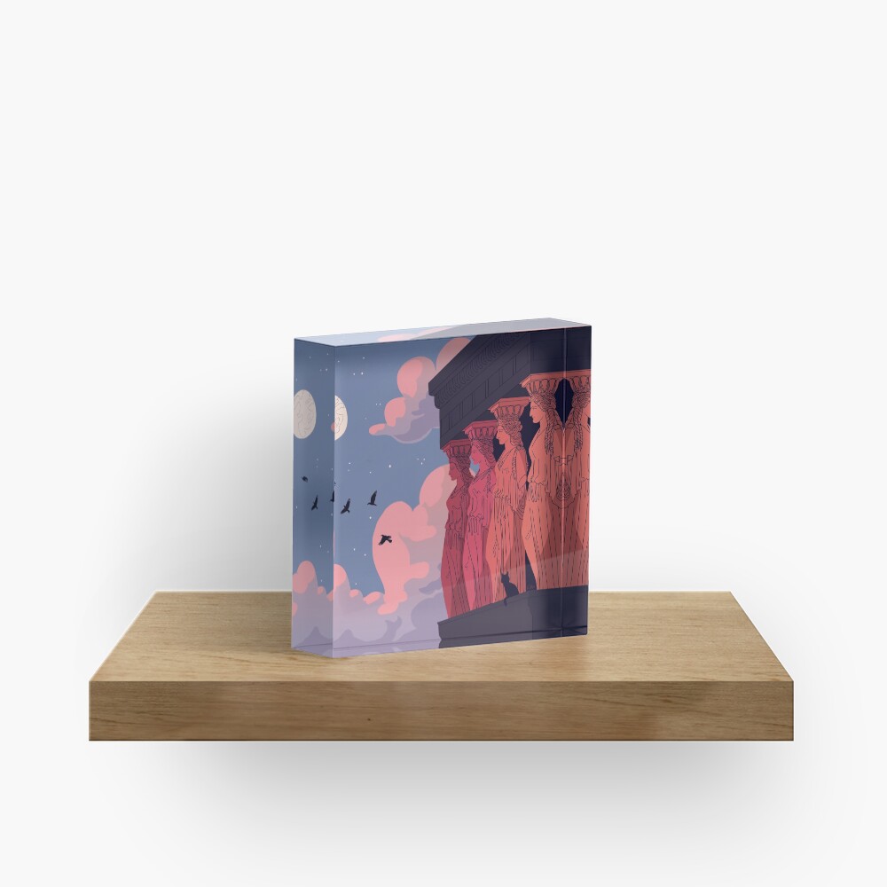 Caryatids at Dusk Acrylic Block