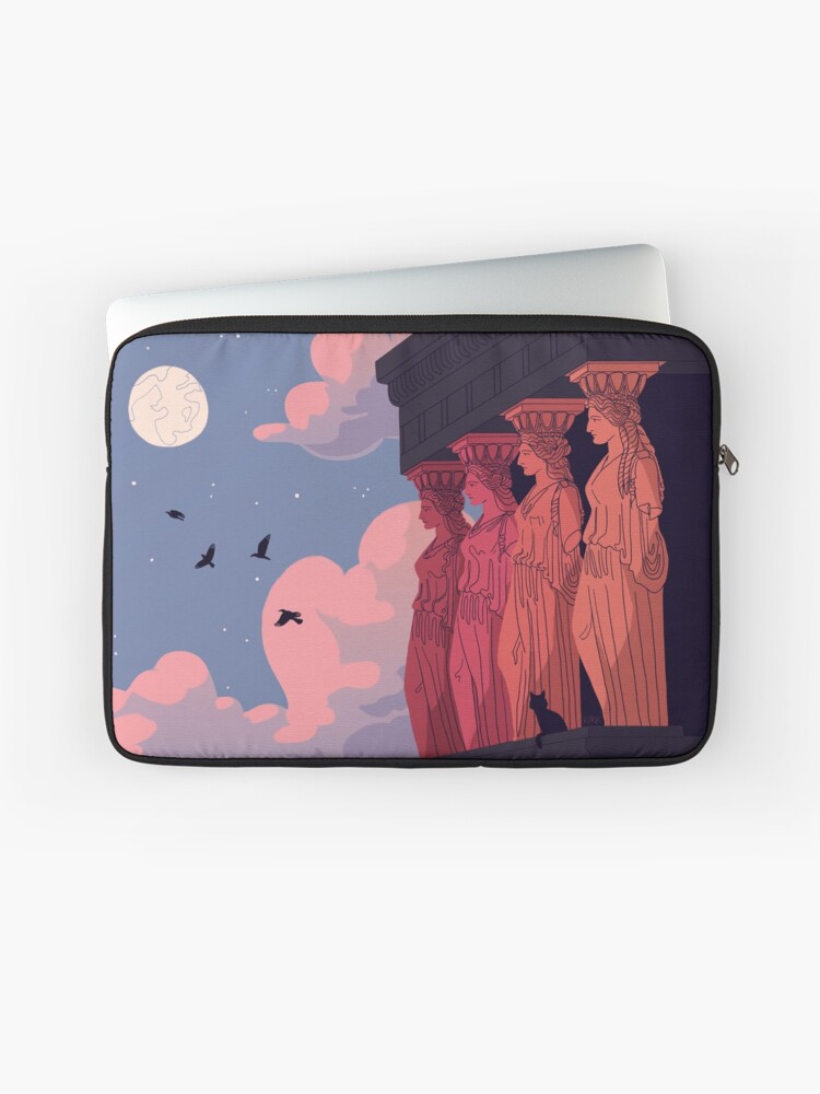 Thumbnail 1 of 2, Laptop Sleeve, Caryatids at Dusk designed and sold by flaroh.