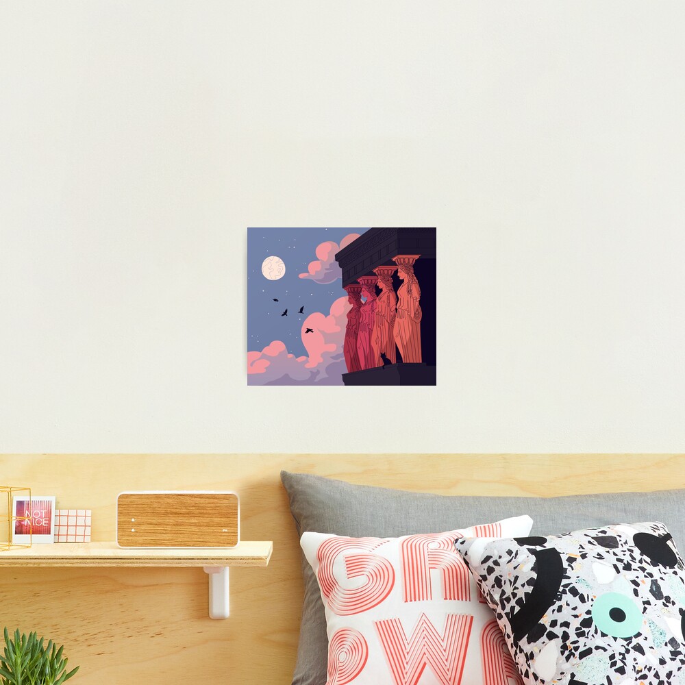 Caryatids at Dusk Photographic Print