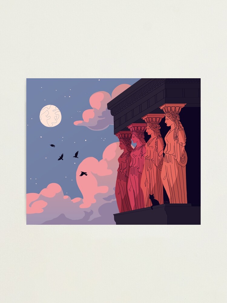 Alternate view of Caryatids at Dusk Photographic Print