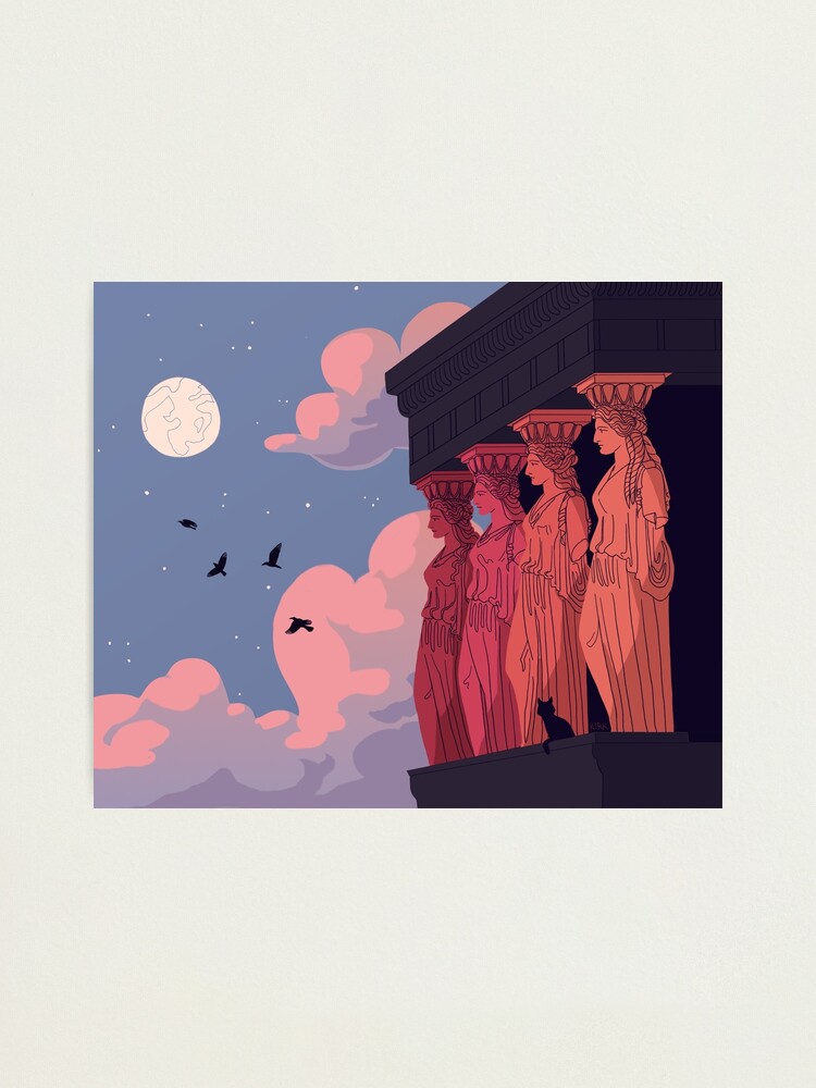 Alternate view of Caryatids at Dusk Photographic Print