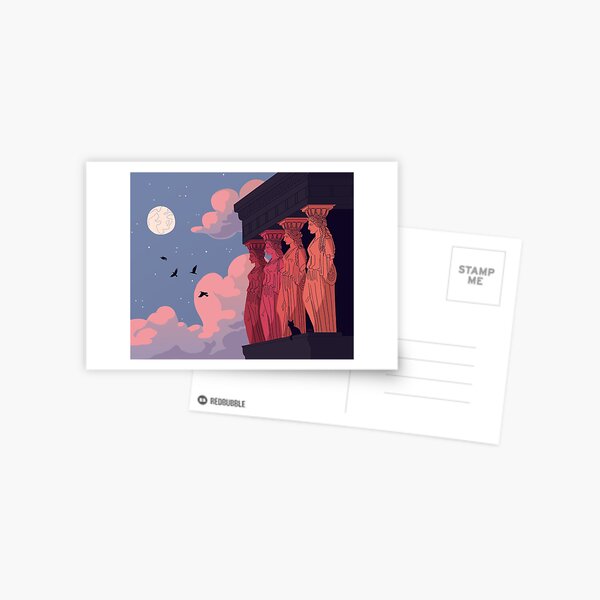 Caryatids at Dusk Postcard