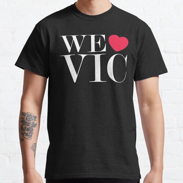 We Love Vic #welovevic #istandwithvic #vickicksback Classic T-Shirt