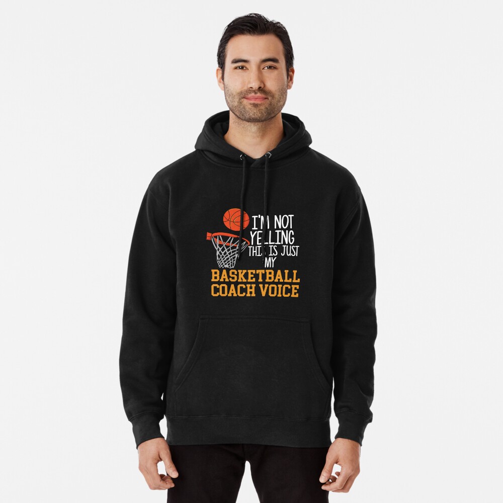 basketball coach hoodie