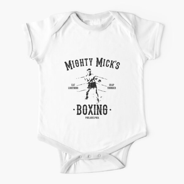 Rocky Inspired Mighty Micks Boxing Baby Grow Short Sleeve