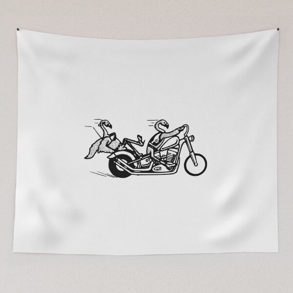 Item preview, Motorbike Flamingoes designed and sold by Lewis Spragg.