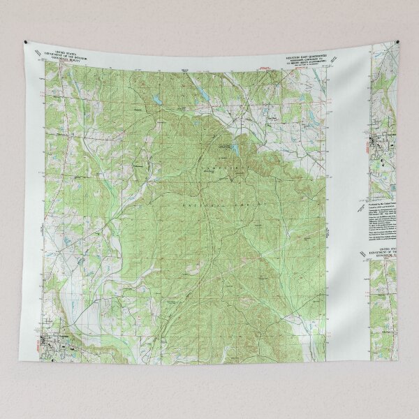 Item preview, USGS TOPO Map Mississippi MS Houston East 335853 1987 24000 designed and sold by WetdryvacRBO2.