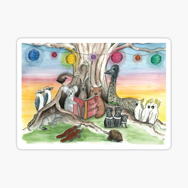 Bush Lullabies With Australian Native Animals Sticker