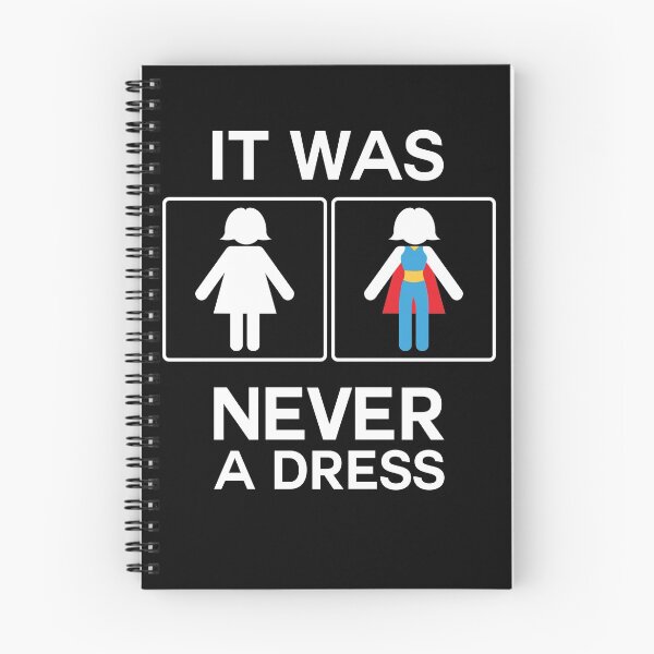 Item preview, It Was Never A Dress Toilet Women's Sign Superhero designed and sold by BornDesign.