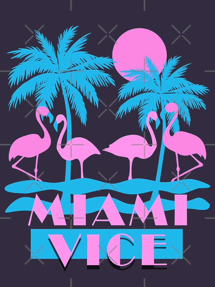 Miami Vice Bear Hoodie | Wild Tribute, Large / Heather Grey