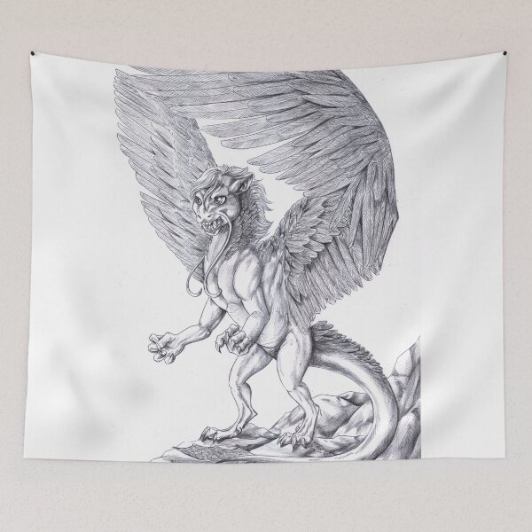 Item preview, Black Hawk (black and white version) designed and sold by Furiarossa.