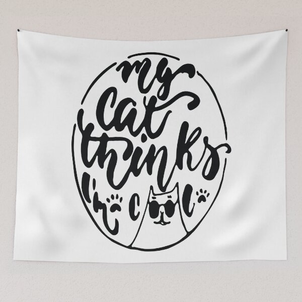 Item preview, My Cat Thinks I'm Cool designed and sold by ProjectX23.