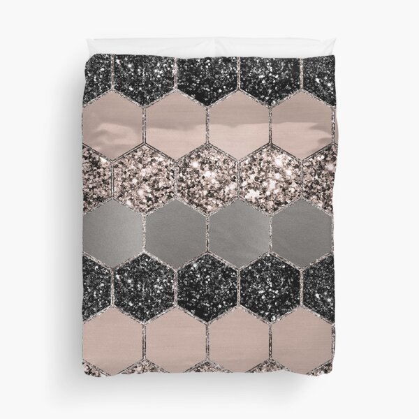 Item preview, Blush Hexagon Glam #3 (Photo of Glitter Only - Not Reflective) designed and sold by Anita's & Bella's Art.