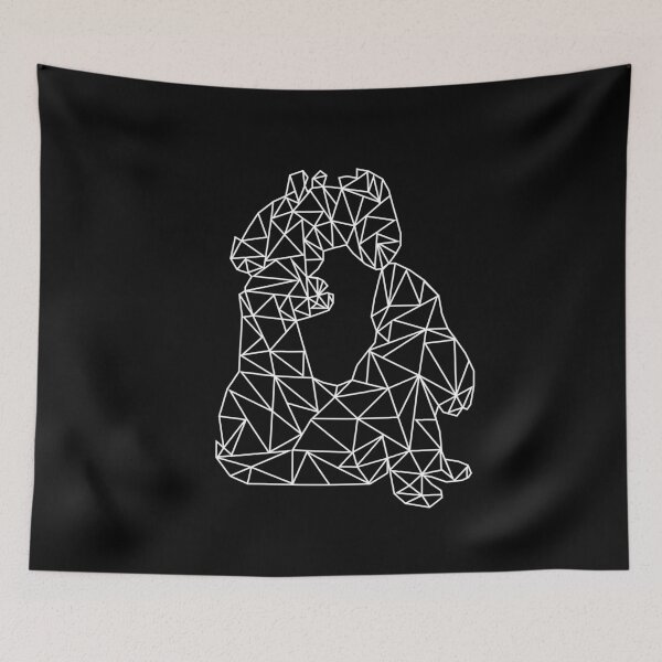 Item preview, Cool polygon Easter bunny with baby bunny designed and sold by Luxara1.