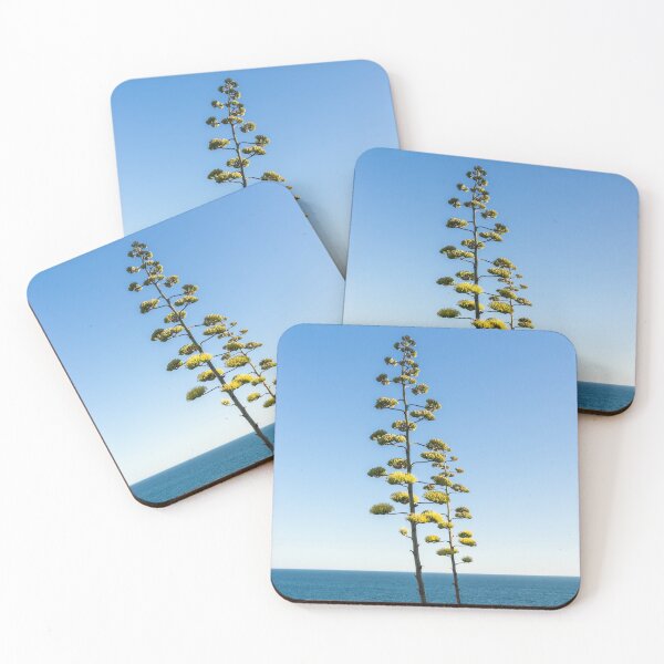 Item preview, Giant Flora - Agave Bloom Spikes on a Seaside Terrace designed and sold by Georgia Mizuleva.