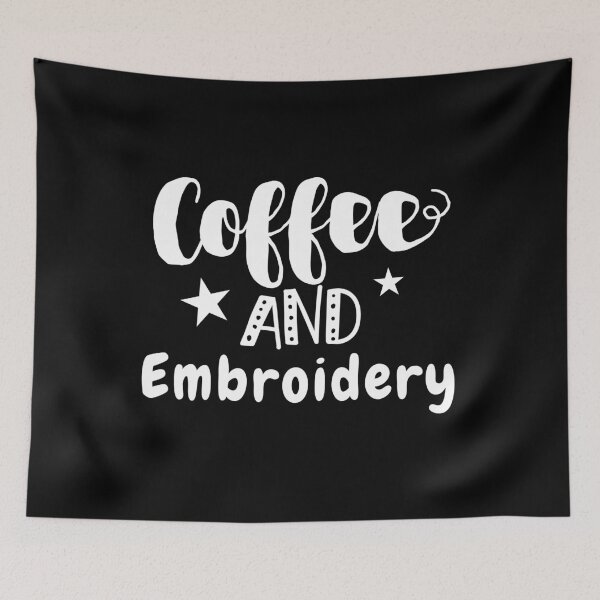 Item preview, Coffee and embroidery designed and sold by jazzydevil.