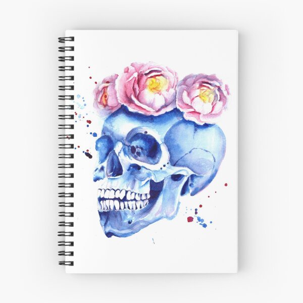 Item preview, Flower Spring Skull designed and sold by Anna Ivanova.