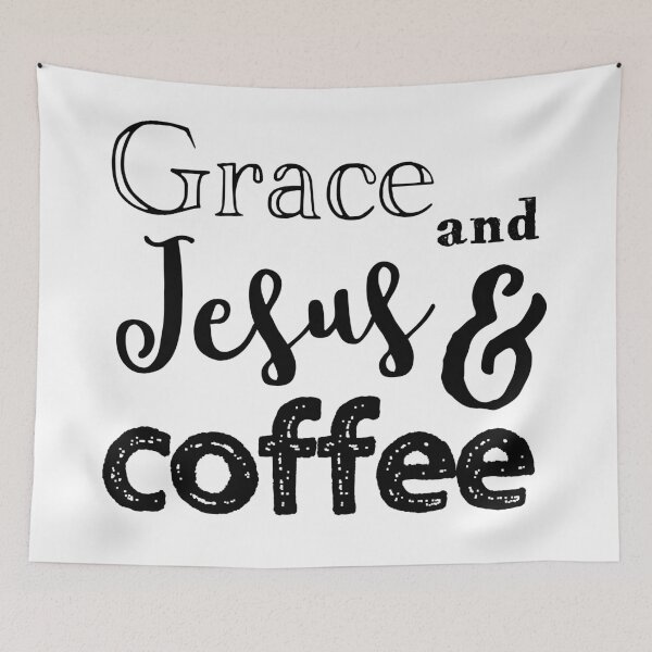 Item preview, Grace, Jesus and coffee designed and sold by jazzydevil.