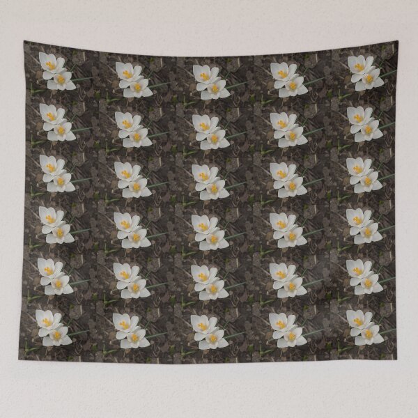 Item preview, Bridal White Pair - Crocus Harbingers of Spring designed and sold by Georgia Mizuleva.
