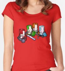 Castle Crashers - The Elements Women's Fitted Scoop T-Shirt