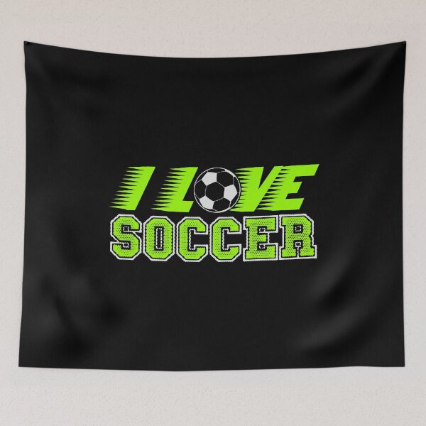 Item preview, I love soccer! designed and sold by VisionairsClub.