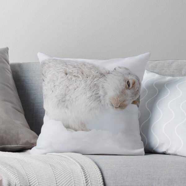 Item preview, Copy of White mountain hare sitting on snow designed and sold by chanonry.