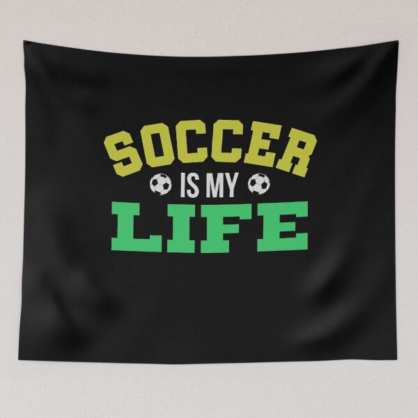 Item preview, Soccer is my life! designed and sold by VisionairsClub.