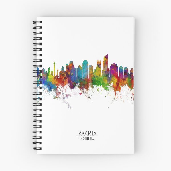 Item preview, Jakarta Skyline Indonesia designed and sold by ArtPrints.