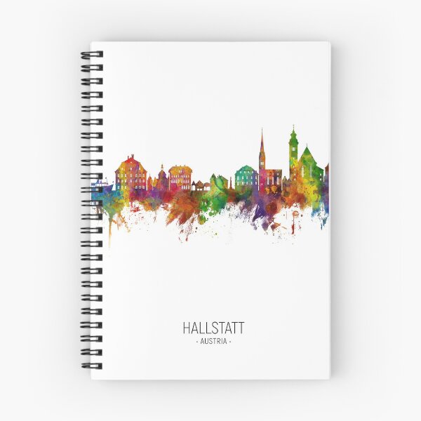 Item preview, Hallstatt Austria Skyline designed and sold by ArtPrints.
