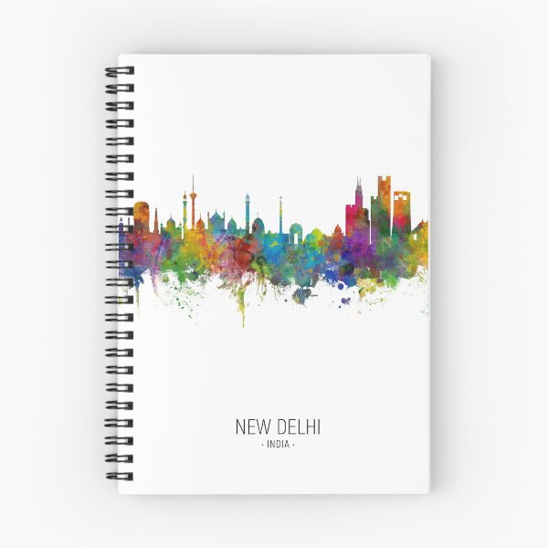 Item preview, New Delhi India Skyline designed and sold by ArtPrints.