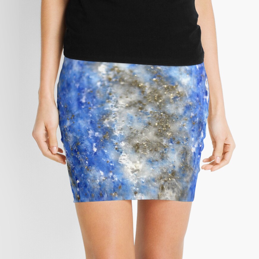 Lapis Lazuli Mini Skirt