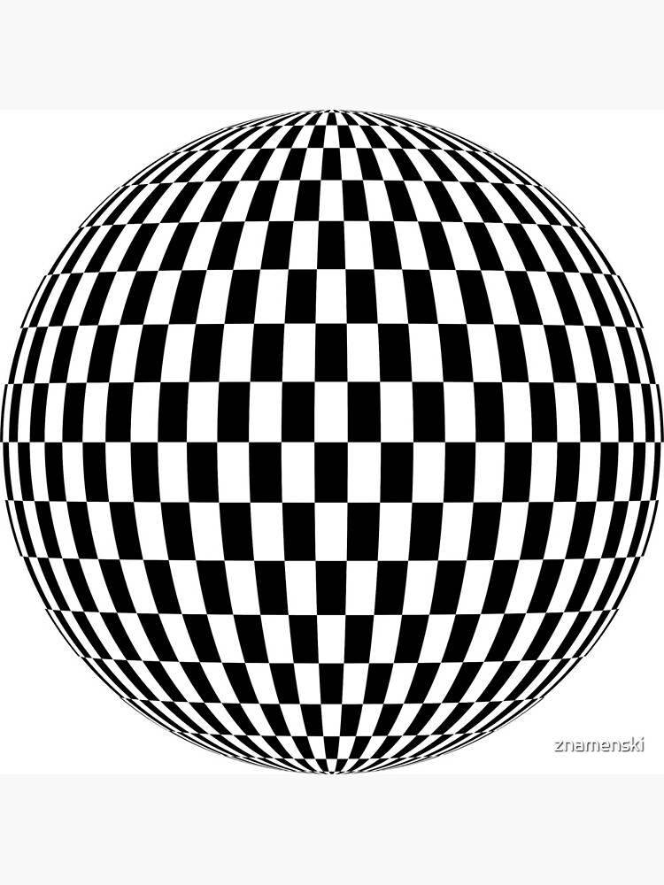 Sphere, illustration, design, ball, vector, shape, black and white, monochrome by znamenski