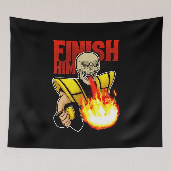 Item preview, Finish Him! designed and sold by Retro-Freak.
