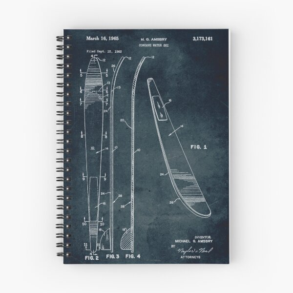 Item preview, 1963 - Concave water ski designed and sold by xaviervieiraart.