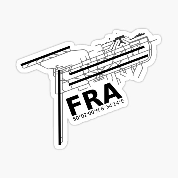 airport Frankfurt Sticker