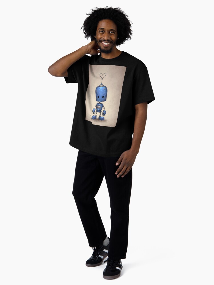 Thumbnail 4 of 7, Oversized T-Shirt, Blue designed and sold by MattDixonArt.