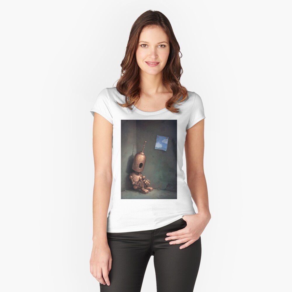 Item preview, Fitted Scoop T-Shirt designed and sold by MattDixonArt.