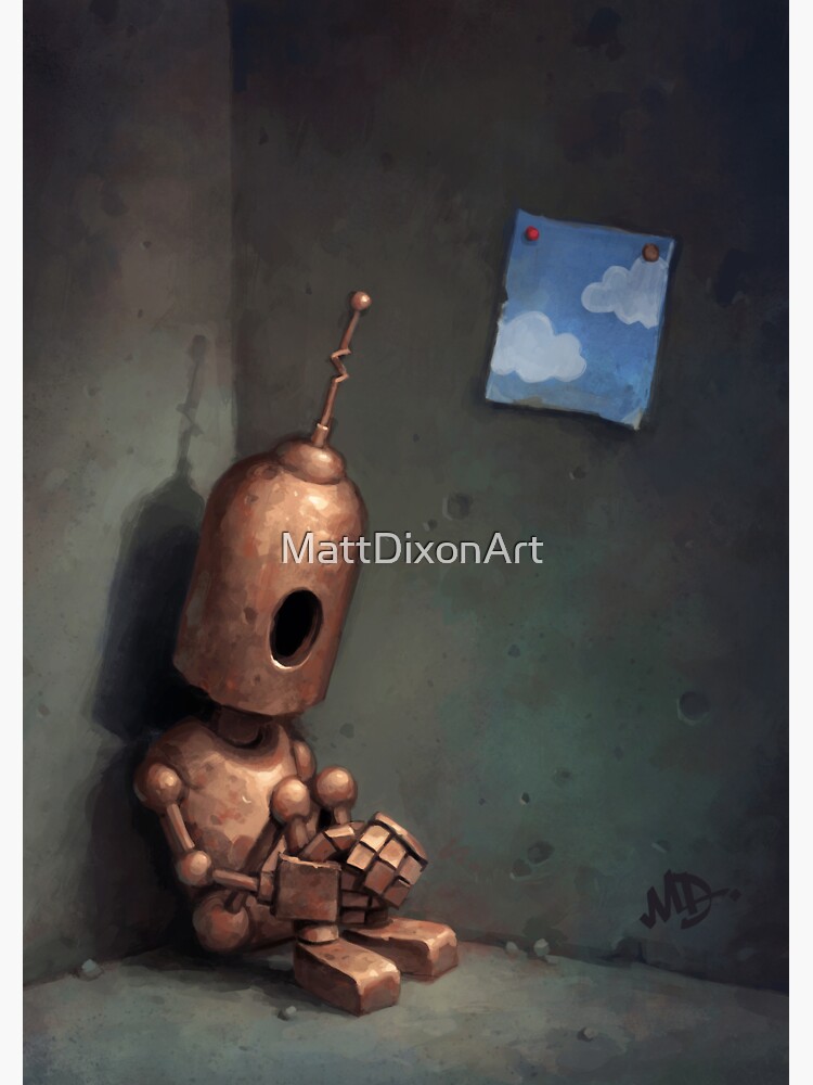 Thumbnail 3 of 3, Sticker, Room With A View designed and sold by MattDixonArt.
