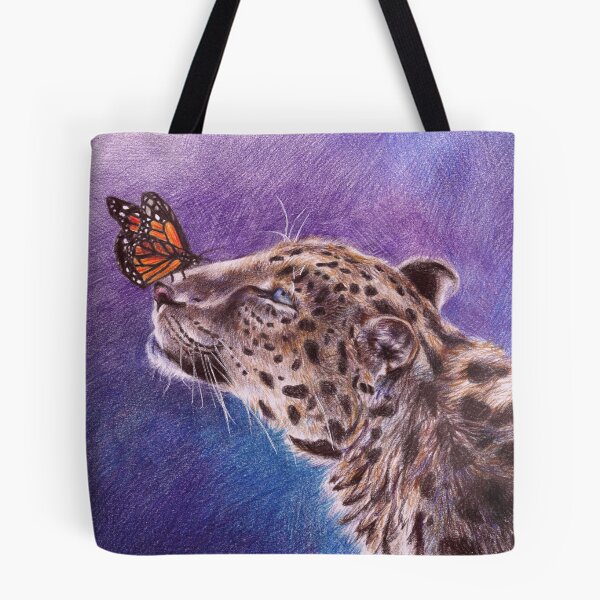 Item preview, Leopardo y mariposa designed and sold by AnnaShell.