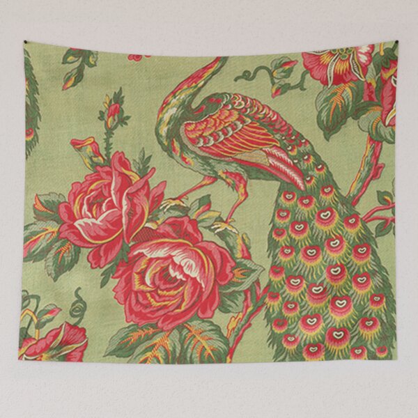 Item preview, Peacock Rose Floral designed and sold by GuyBlank.